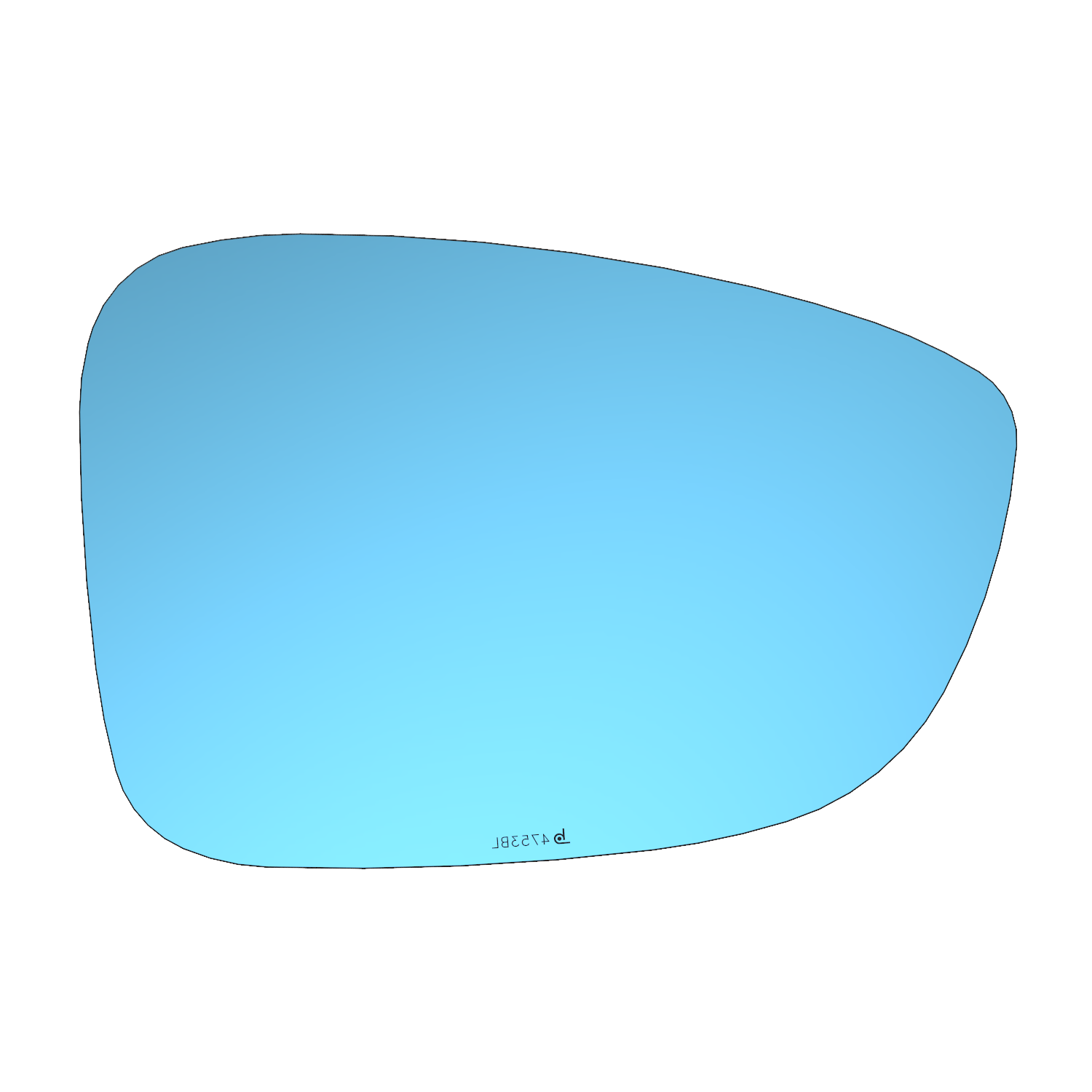 CLARI-BLU SIDE VIEW MIRROR